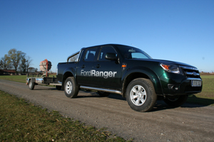 Ford Ranger är en smidig pickup som har en rejäl dieselmotor vilket ger bilen bra köregenskaper både med och utan släp.