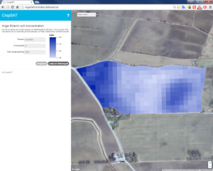 N-behov enligt CropSat och Yara N-Tester