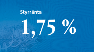 Riksbanken sänker styrräntan till 1,75 procent